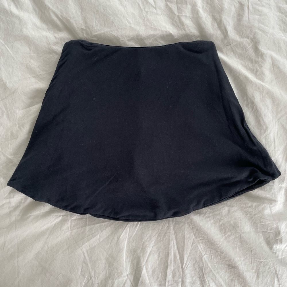 Oh Polly Black Mini A-Line Skirt